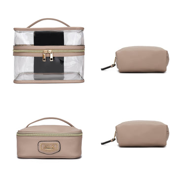 Emma Women's Cosmetic Handbag 4 pcs set