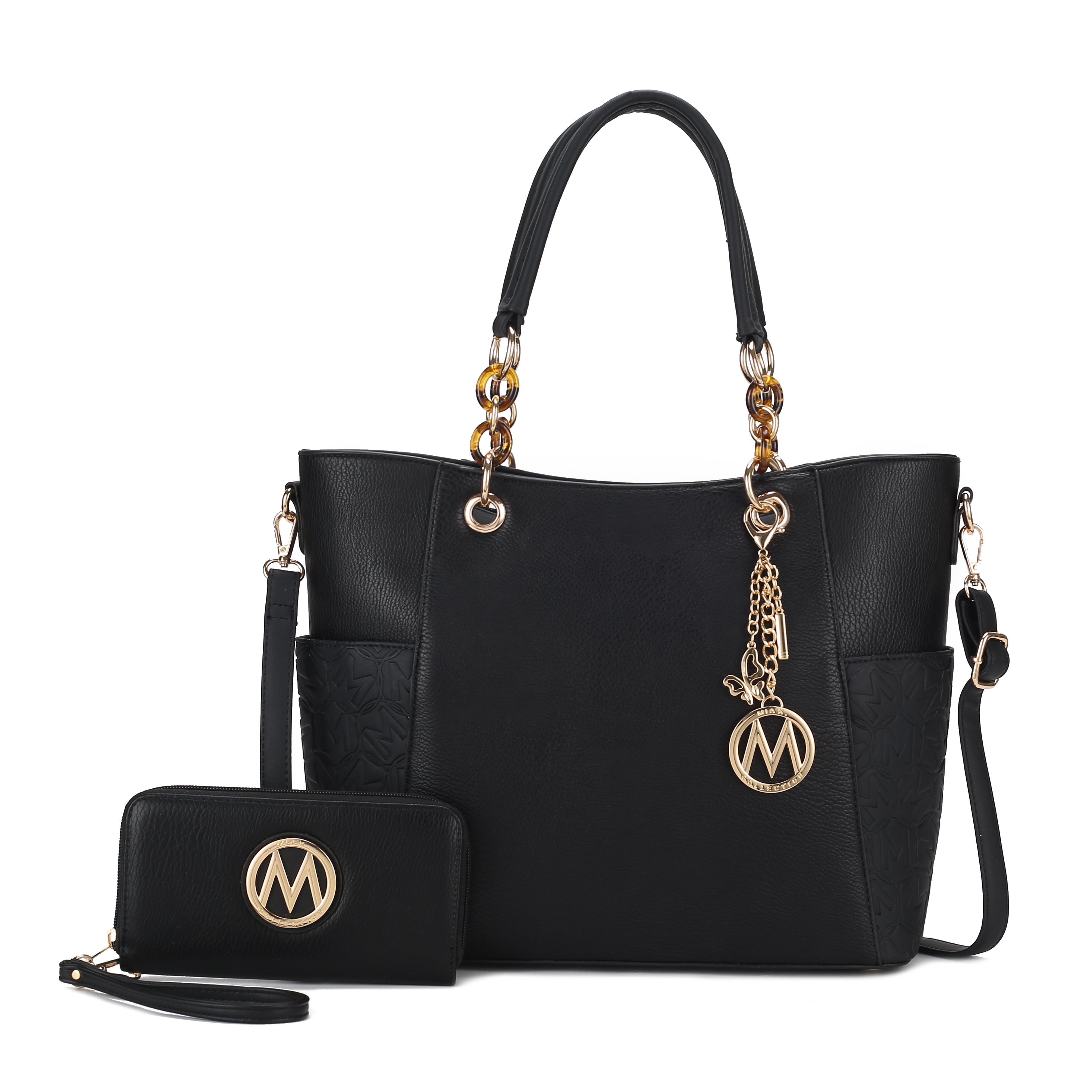 Merlina Embossed Tote Bag and Set