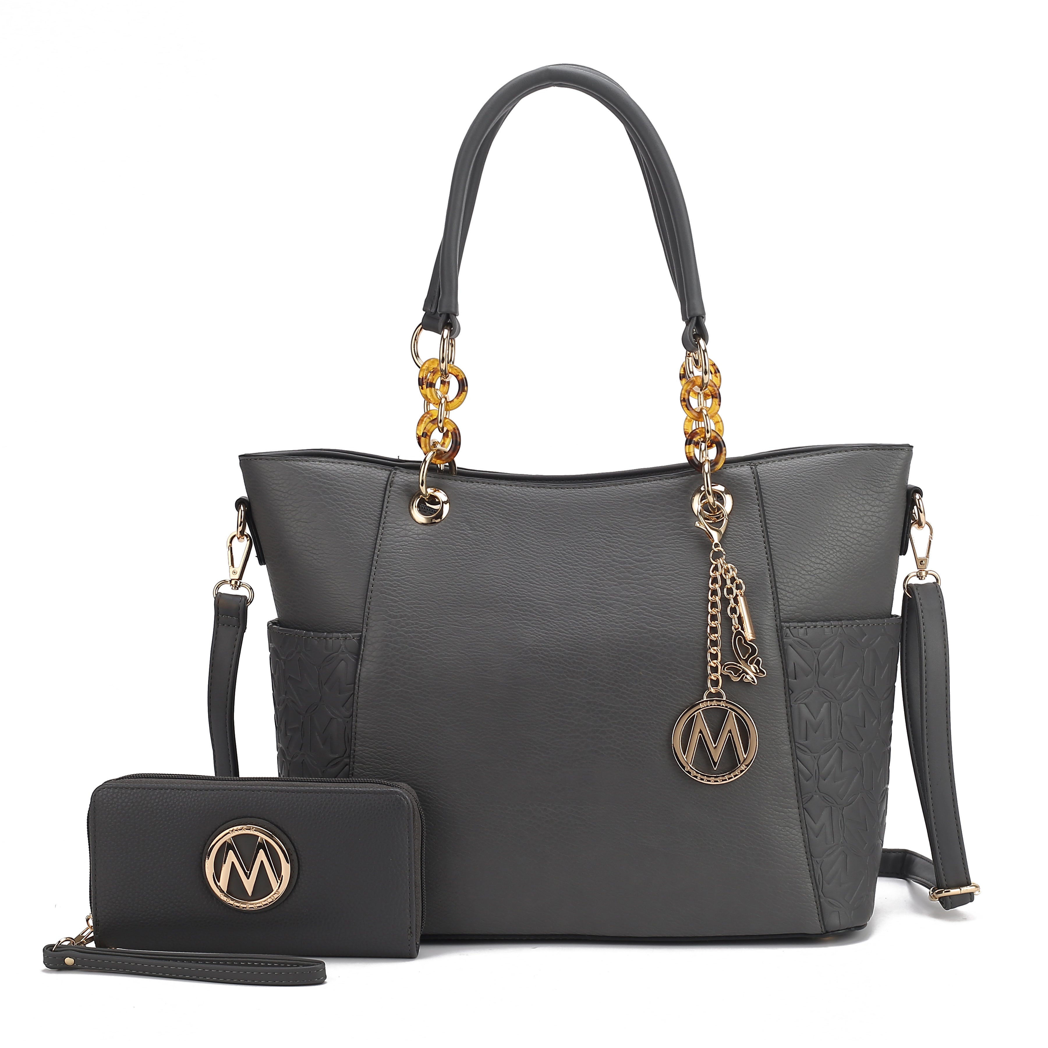 Merlina Embossed Tote Bag and Set