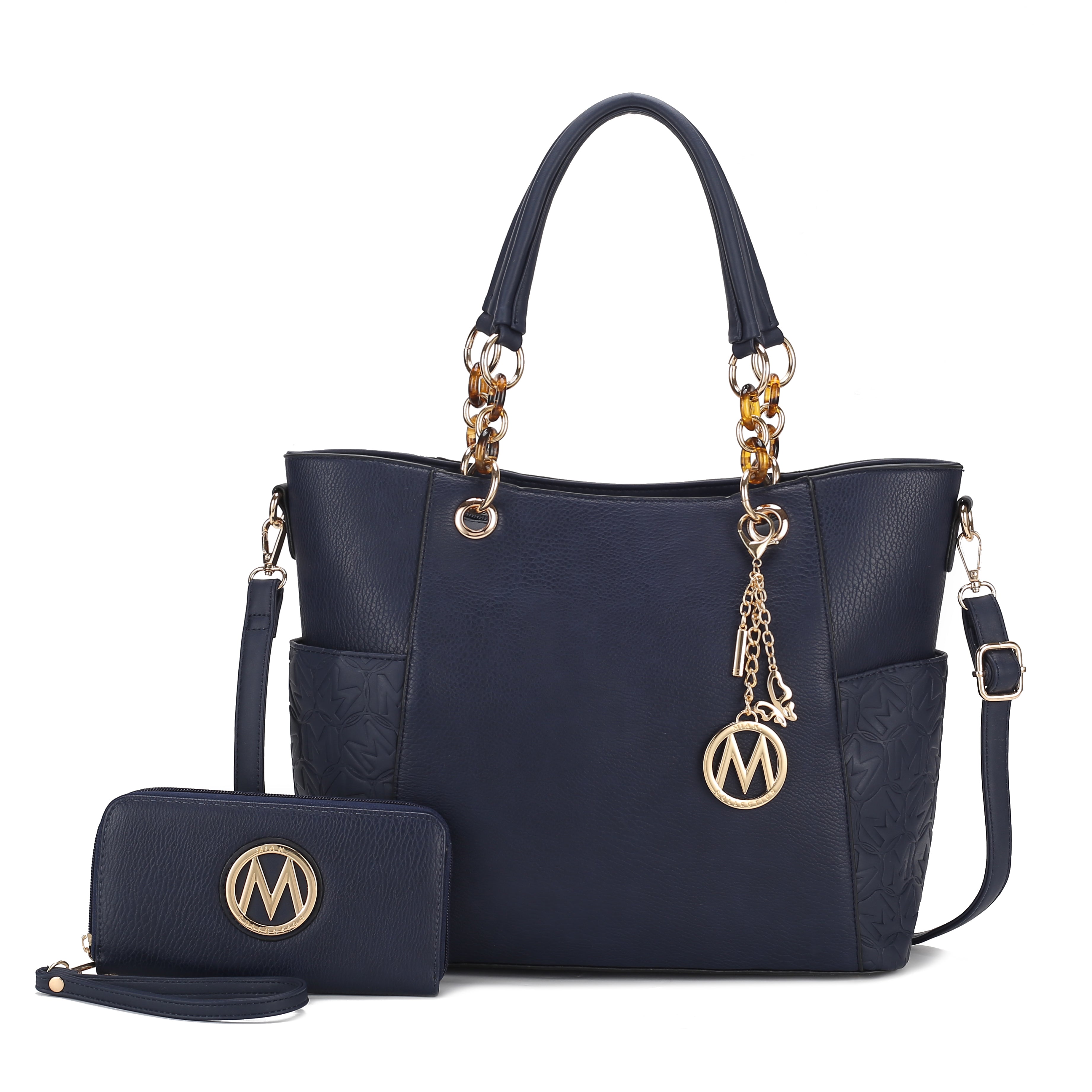 Merlina Embossed Tote Bag and Set