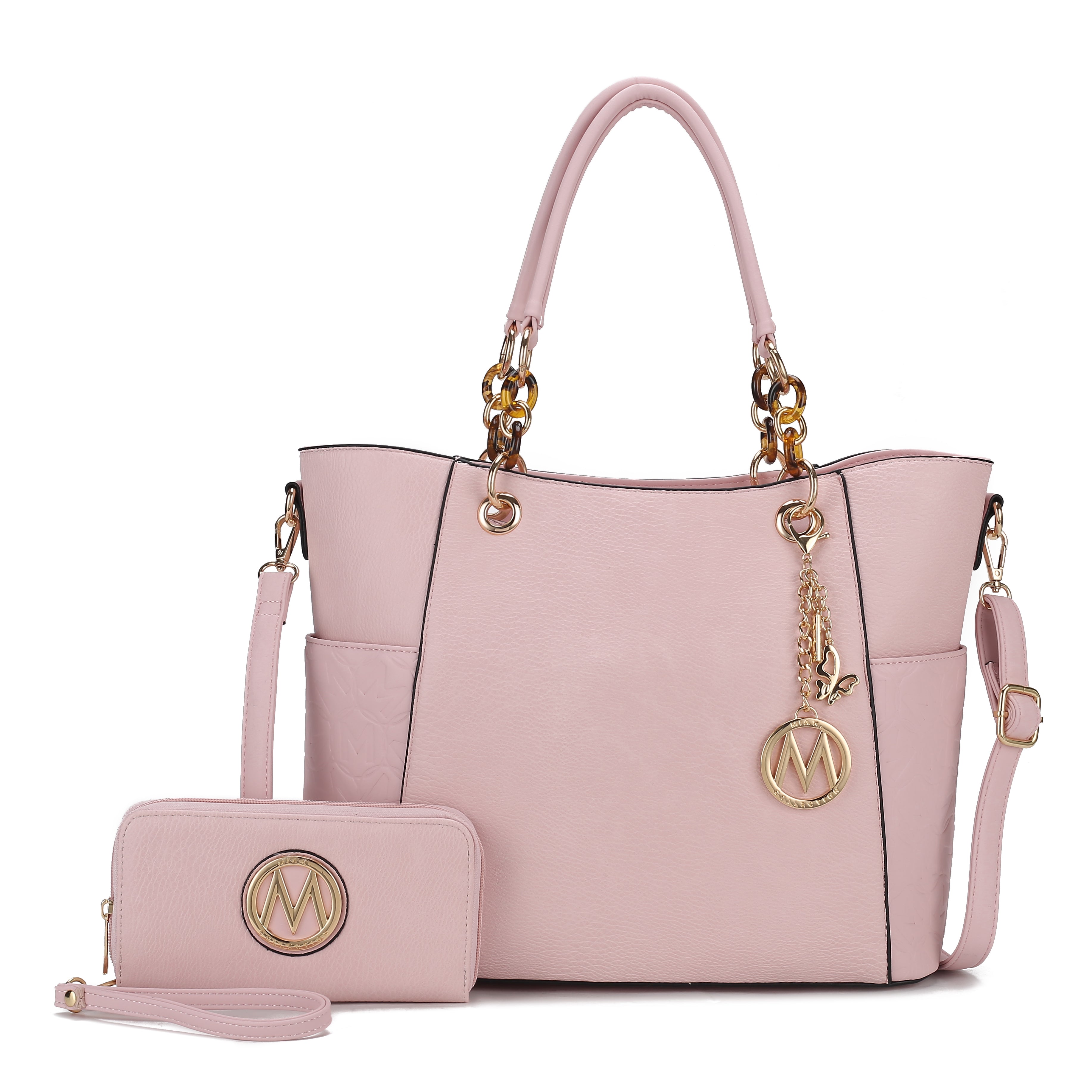 Merlina Embossed Tote Bag and Set