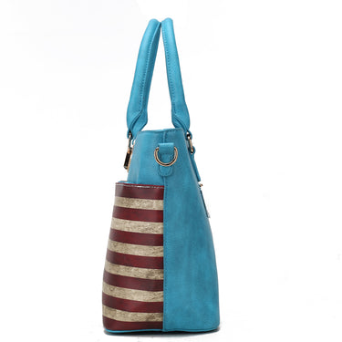 Lilian Printed Flag Tote Bag