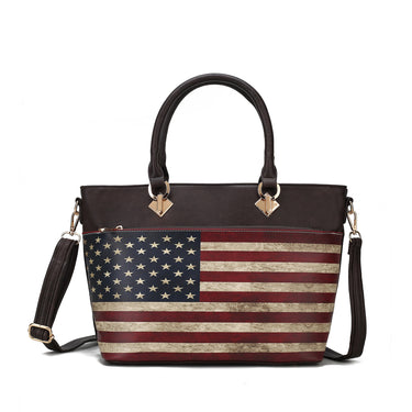 Lilian Printed Flag Tote Bag