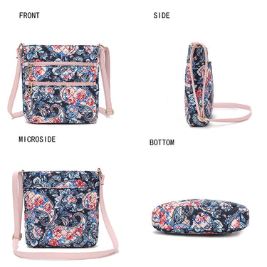 Lainey Cotton Botanical Pattern Women’s Crossbody Handbag