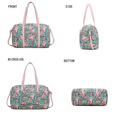 Khelani Botanical Pattern Women's Duffle Handbag