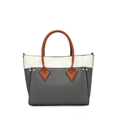 Brynlee Color-Block Tote Bag and Wallet Set