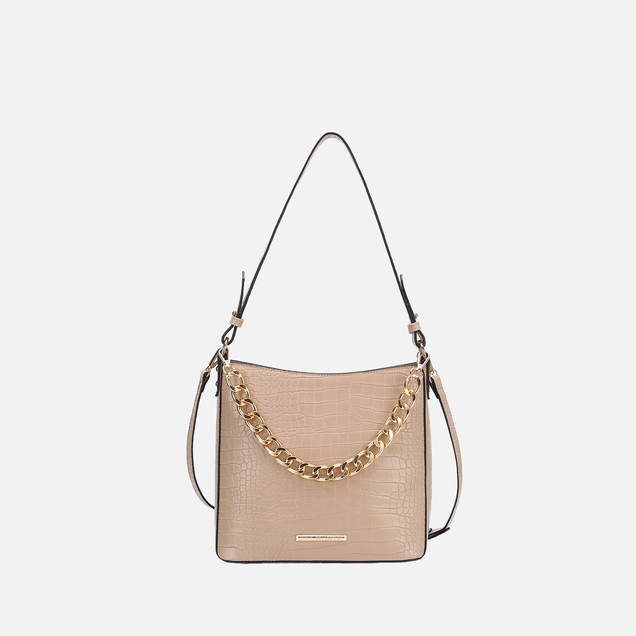Bizzy Embossed Shoulder Bag