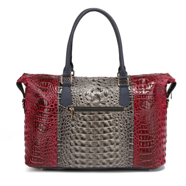 Raven Croc Embossed Duffel Bag