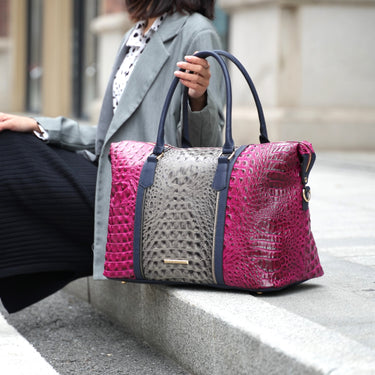 Raven Croc Embossed Duffel Bag