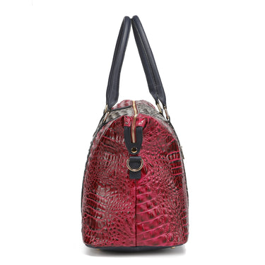 Raven Croc Embossed Duffel Bag