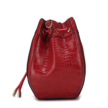 Cassidy Embossed Bucket Bag