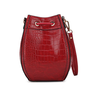 Cassidy Embossed Bucket Bag