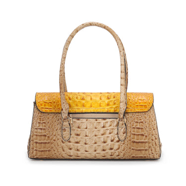 Liviana Croc-Embossed Shoulder Bag