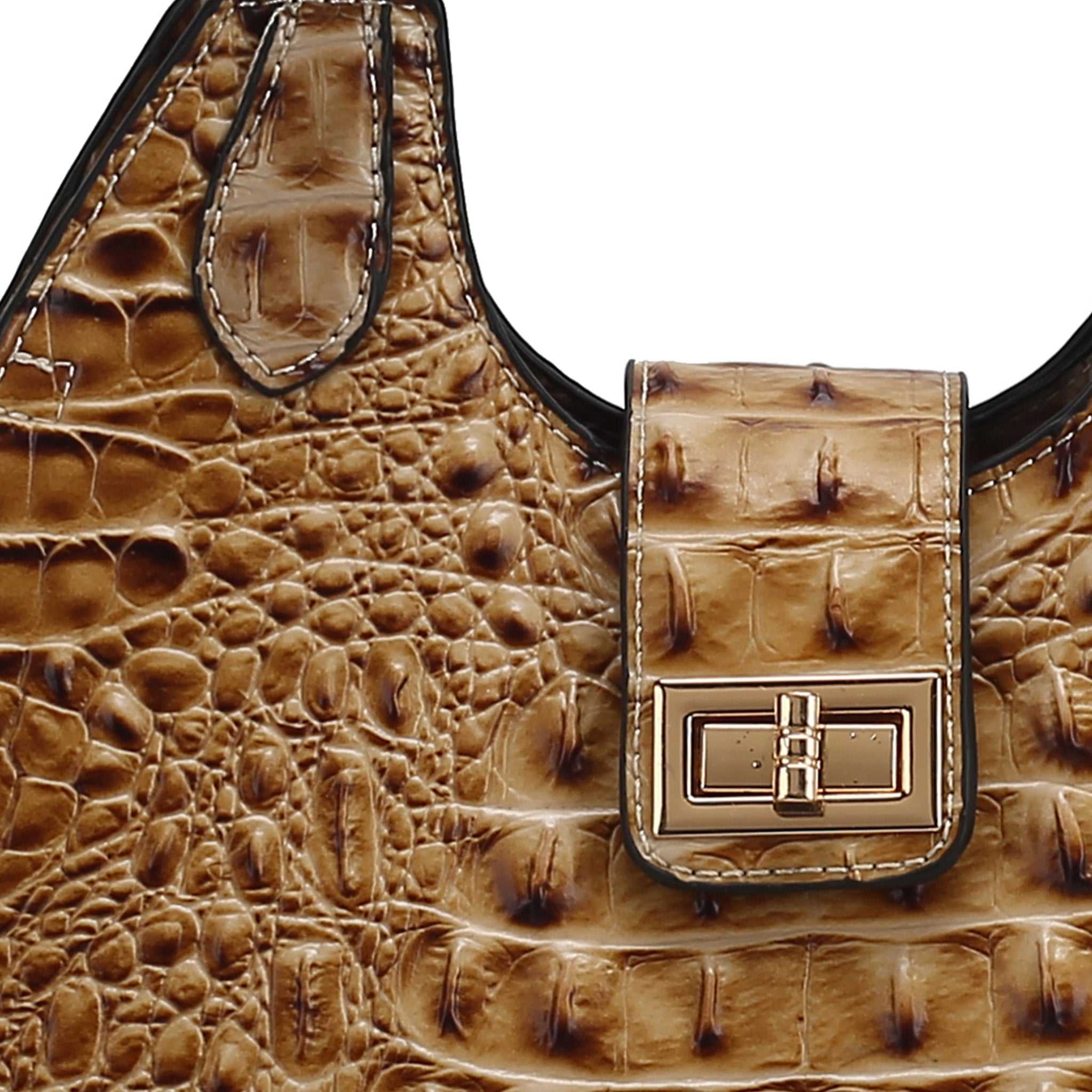 Ava Croc Tote Bag