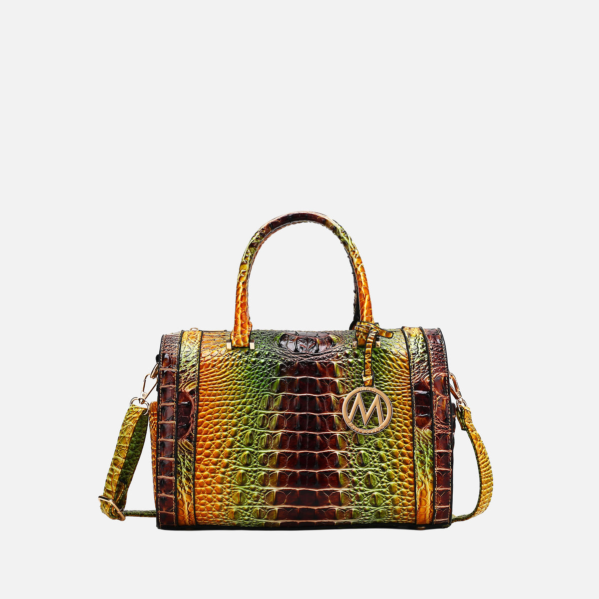 Eleanor Embossed Shoulder Bag