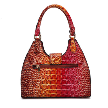 Ava Gradient Croc Tote Bag