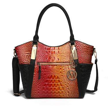Janise Gradient Croc Tote handbag