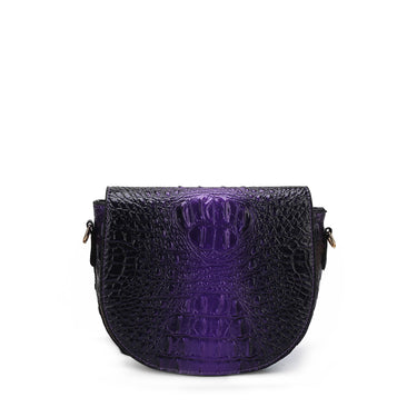 Amalia Croc-Embossed Crossbody Bag