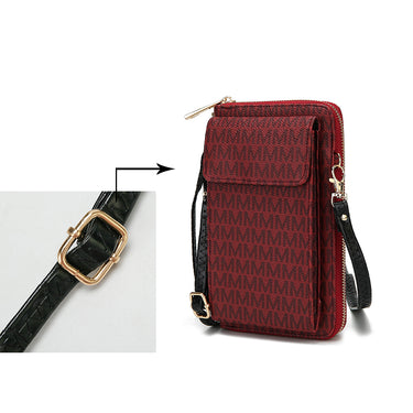 Mala Vegan Leather Women's Phone Wallet Crossbody Handbag