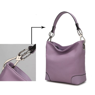 Viviana Vegan Leather Women's Hobo Handbag with Wristlet