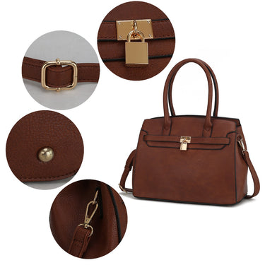 Bruna Satchel Bag and Wallet Set