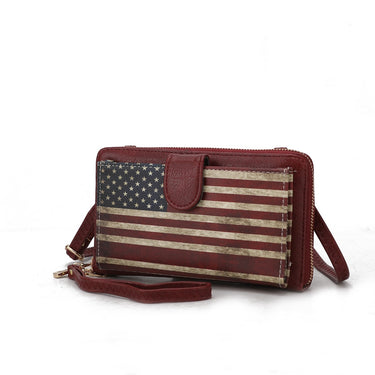Kiara Smartphone and Wallet Convertible FLAG Crossbody Bag