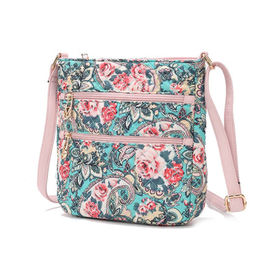 Lainey Cotton Botanical Pattern Women’s Crossbody Handbag