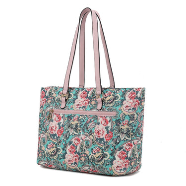 Hallie Botanical Pattern Women's Tote Handbag