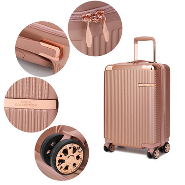 Tulum 2 Piece Luggage Set with Spinner Wheels and Expandable Handles