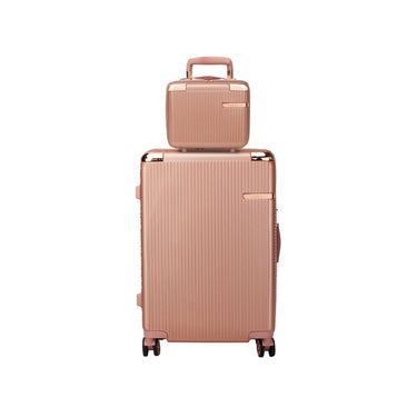 Tulum 2 Piece Luggage Set with Spinner Wheels and Expandable Handles