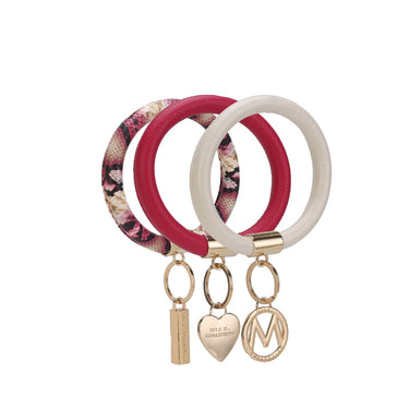 Jasmine Bangle Bracelet Keyring Set