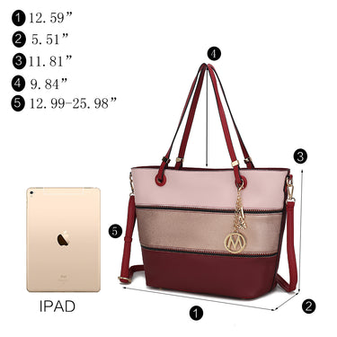 Vallie Tote Bag with Wallet