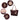 Morgan Vegan Leather Women's Tote Bag & Wristlet Wallet 2 pcs Set