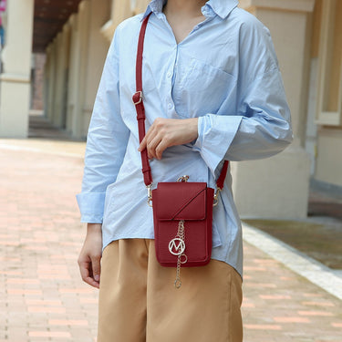 Hannah Vegan Leather Women's Crossbody Handbag & Wristlet