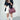 Jaseli Color-Block Vegan Leather Women's Hobo Handbag With Cardholder