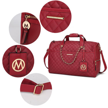 Lexie Vegan Leather Womenâ€™s Duffle Handbag